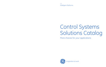 Control Systems Solutions Catalog - Acasa