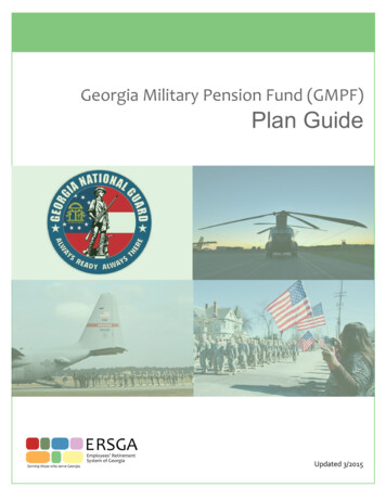 Georgia Military Pension Fund (GMPF) Plan Guide