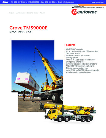 Grove TMS9000E - Bigge 