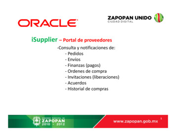 ISupplier - Portal De Proveedores - Zapopan