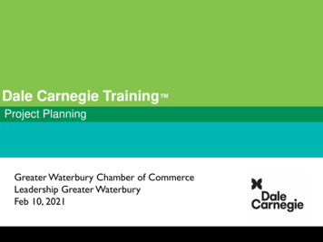 Dale Carnegie Training - WATERBURY REGIONAL CHAMBER