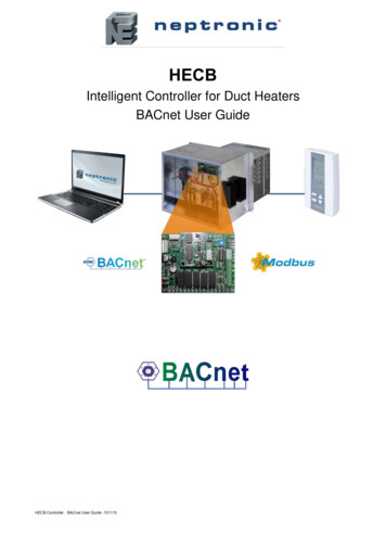 Electric Heater-BACnet Guide-151115 - Neptronic.biz