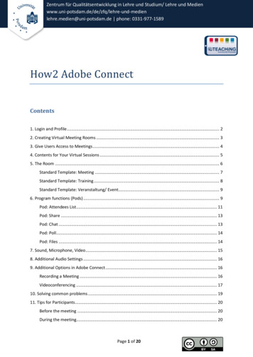 How2 Adobe Connect - Uni-potsdam.de