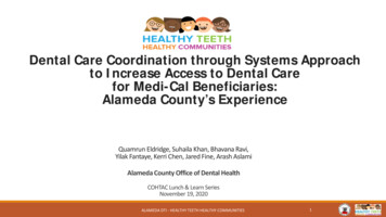 Dental Care Coordination Through Systems Approach To Increase Access To .