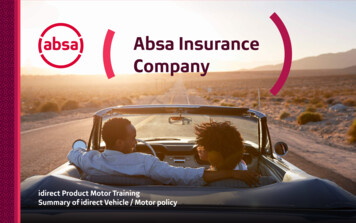 Absa Insurance Company - Dealerfloor
