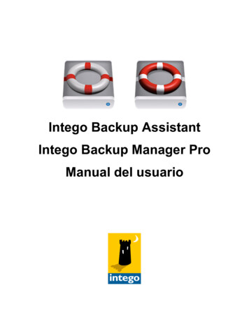 Intego Backup Manager Manual ES - LaCie