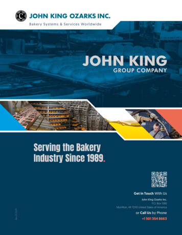 Serving The Bakery Industry Since 1989. - John King Chains