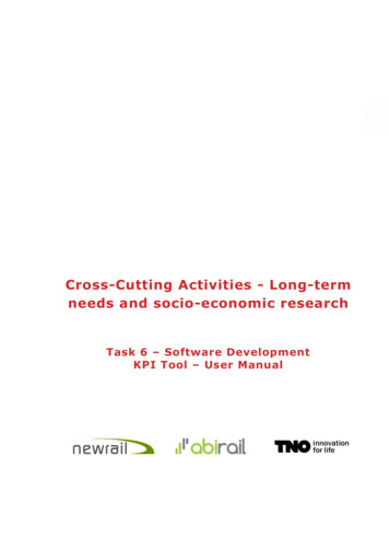 Long-term Needs And Socio-economic Research - Shift2Rail