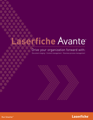 Laserfiche Avante - Nine Peaks Solutions