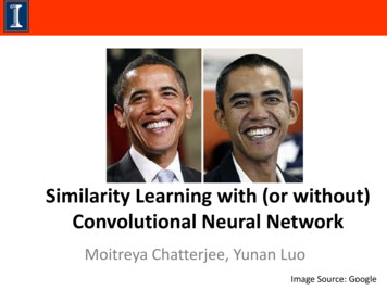 Similarity Learning With (or Without) Convolutional Neural Network