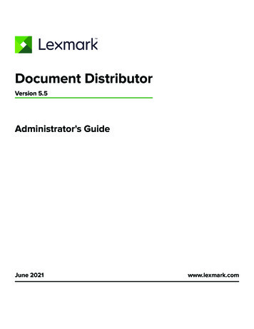 Document Distributor - Lexmark