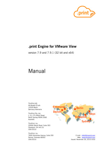 .print Engine For VMware View (English)