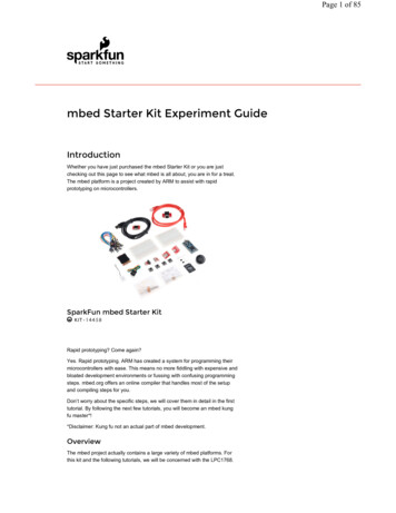 Mbed Starter Kit Experiment Guide - Digikey 