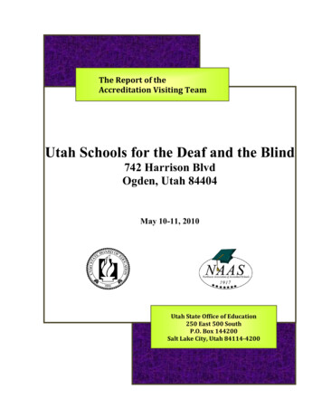 Utah Schools For The Deaf And The Blind