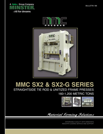 MMC SX2 & SX2-G SERIES - Nidec Minster