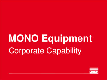 MONO Equipment