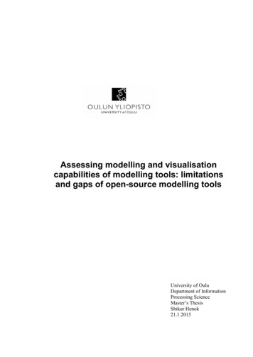 Assessing Modelling And Visualisation Capabilities Of Modelling . - Oulu