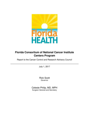 Florida Consortium Of National Cancer Institute Centers Program