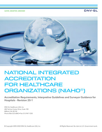 National Integrated Accreditation For Healthcare - Avala