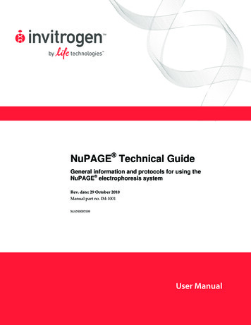 NuPAGE Technical Guide - Unibz