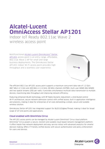 Alcatel-Lucent OmniAccess Stellar AP1201 - Al-enterprise 