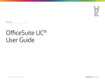 USER GUIDE OfficeSuite UC User Guide - Windstream