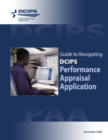 Guide To Navigating The Performance Appraisal Application (DCIPS PAA)