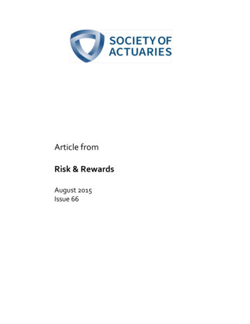 Risk & Rewards - SOA