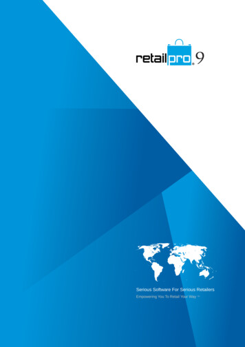 Serious Software For Serious Retailers - Mxdata-retail.fr