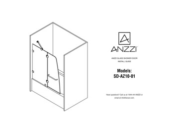 ANZZI GLASS SHOWER DOOR INSTALL GUIDE - Bluebath