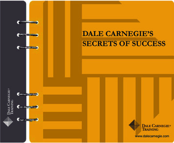 Dale Carnegie'S Secrets Of Success