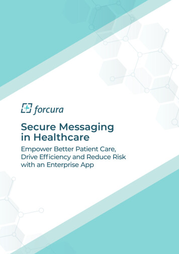 Secure Messaging In Healthcare - Forcura