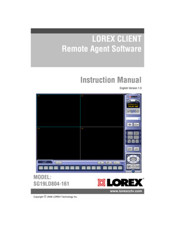 LOREX CLIENT - Remote Agent Software