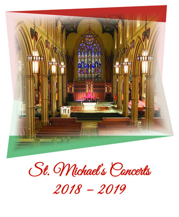 St. Michael's Concerts 2018 - 2019