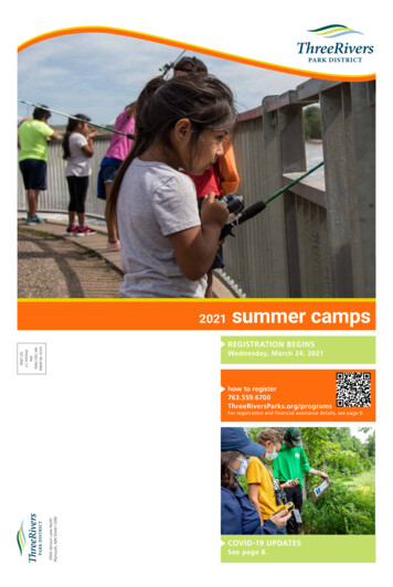 Summer Camps - Home Three Rivers Park District