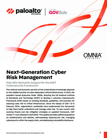 Next-Generation Cyber Risk Management - OMNIA Partners
