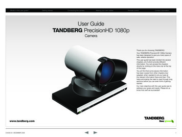 User Guide TANDBERG PrecisionHD 1080p - Smm.lt
