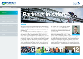 April 2018 Welkom Partners In Safety