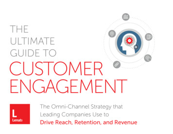 THE ULTIMATE GUIDE TO CUSTOMER ENGAGEMENT - Lenati