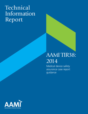 Technical Information Report - AAMI