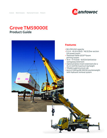 Grove TMS9000E - A Quick Pick Crane & Rigging Service
