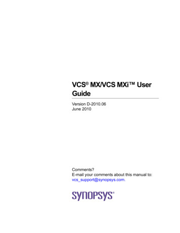 Vcs Mx User Guide - Uth.gr
