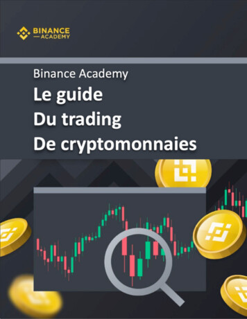 VFF Version Fr Binance Academy Cryptocurrency Trading EBook - Copie