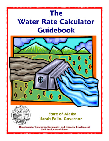 4-06-09 Water Rate Calculator Guidebook - Request Rejected