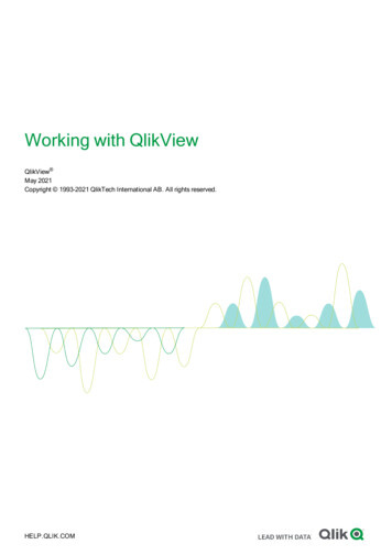 Working With QlikView - Help