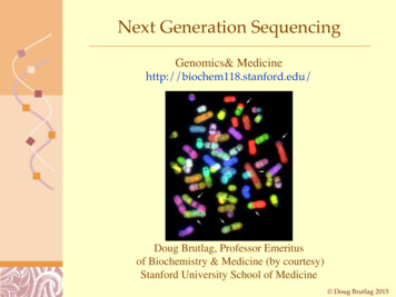 Next Generation Sequencing - Genomics & Medicine