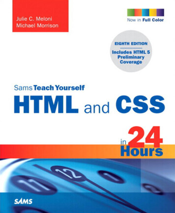 Sams Teach Yourself HTML And CSS In 24 Hours, Eighth Edition