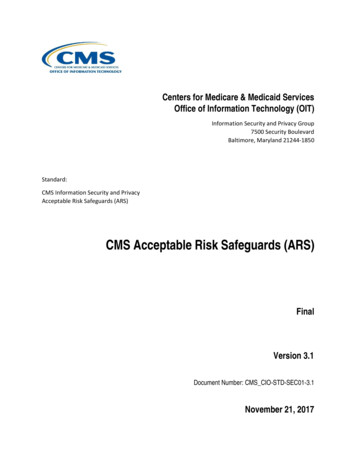CMS Acceptable Risk Safeguards (ARS)