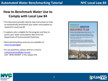 Automated Water Benchmarking Tutorial NYC Local Law 84 How To Benchmark .