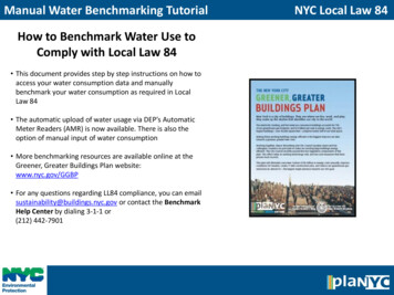 Manual Water Benchmarking Tutorial NYC Local Law 84 How To Benchmark .